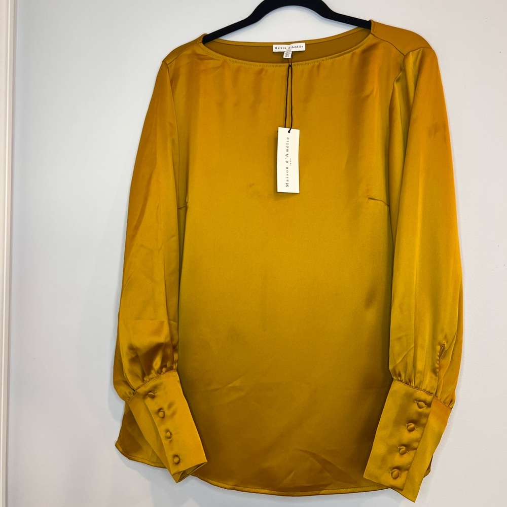 Gorgeous Golden Blouse